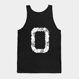 Floral Letter O Tank Top